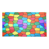 Glas in lood regenboog kussensloop (Achterkant)