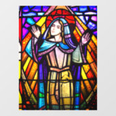 Glas in lood Religieuze Mary | Raamsticker (Vel)