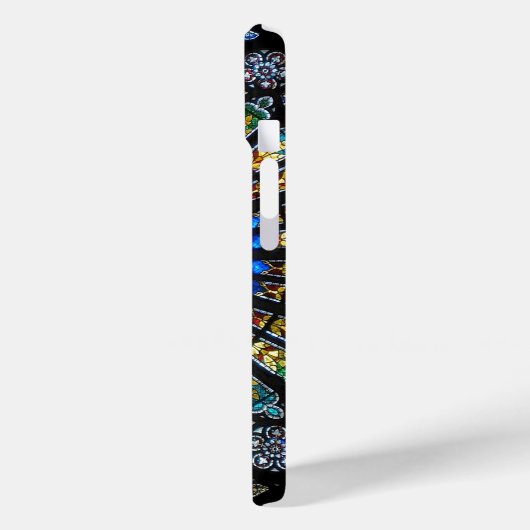 Glas in lood roos in Straatsburg Case-Mate iPhone Case (Achterkant / Links)