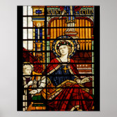 Glas in lood Saint Cecilia Poster (Voorkant)