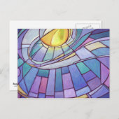 Glas in lood Sky Briefkaart (Voorkant / Achterkant)