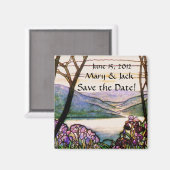 Glas in lood Sla de datummagneet op Magneet (Voorkant / Achterkant)