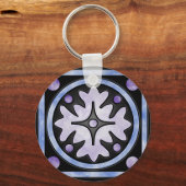 Glas in lood sleutelhanger (Voorkant)