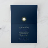 Glas in lood stijl kerststal vakantie Kaart (Binnen)