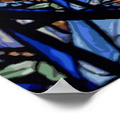 Glas in lood stijl Nativiteit Poster (Hoek)