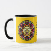 Glas in lood Sun (gepersonaliseerde mok) Mok (Links)