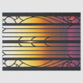 Glas in lood Sunset Illustration Large Tissuepapier (Voorkant)