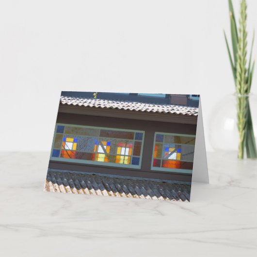 Glas in lood Tabernacle - Martha's wijngaard Kaart (Voorkant)