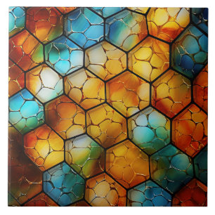 Glas-in-lood Tegeltje