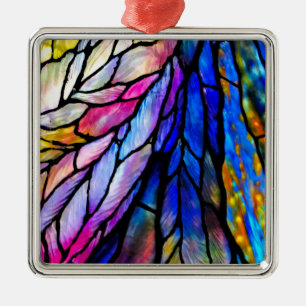 Glas in lood, Tiffany - Stijl, Metalen Ornament