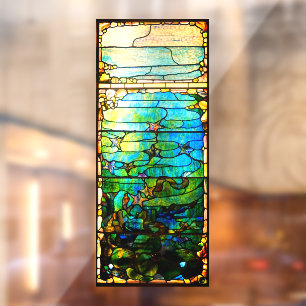 Glas in lood tiffany venster zeesterren zee look raamsticker