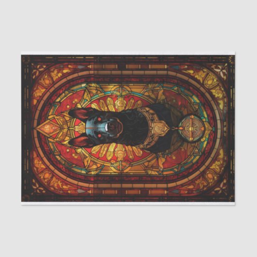 Glas in lood tissuepapier (Voorkant)