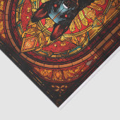 Glas in lood tissuepapier (Detail)