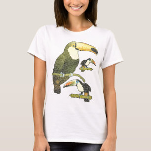 Glas in lood Toucan T-shirt