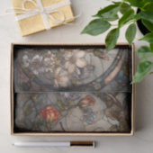 Glas in lood van bijen tissuepapier (Geschenk)