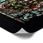 Glas in lood van de parish Church Poster (Hoek)