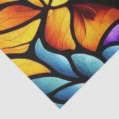 Glas in lood van leder tissuepapier (Detail)