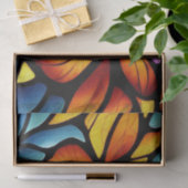 Glas in lood van leder tissuepapier (Geschenk)