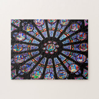 Glas in lood van Notre Dame Legpuzzel