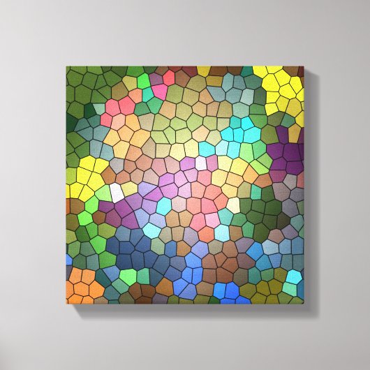 Glas in lood van Shirley Taylor Canvas Afdruk (Voorkant)