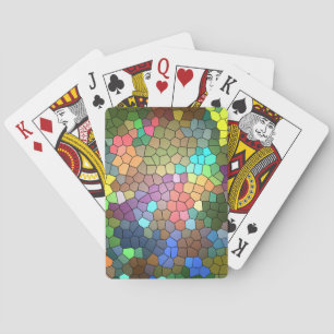 Glas in lood van Shirley Taylor Pokerkaarten