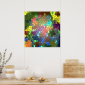 Glas in lood van Shirley Taylor Poster (Keuken)