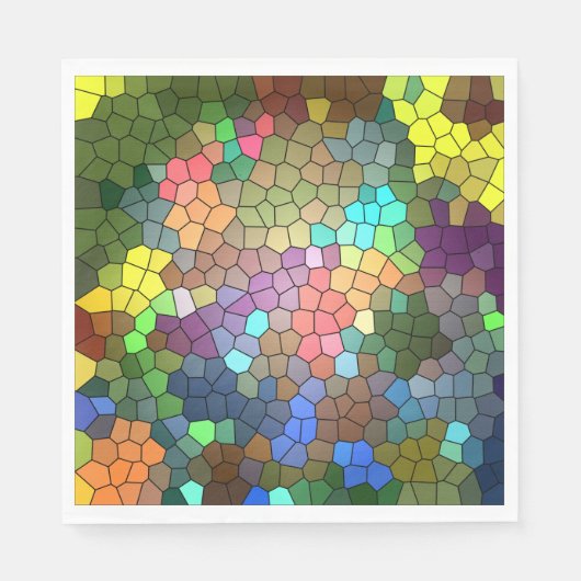 Glas in lood van Shirley Taylor Servetten (Voorkant)