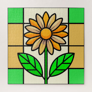 Glas in lood ventilator legpuzzel