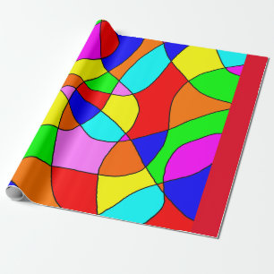 Glas in lood verpakt papier