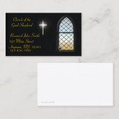 Glas in lood Visitekaartje (Voorkant / Achterkant)