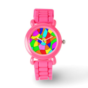 Glas in lood Watch Horloge