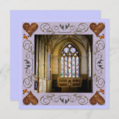 Glas in lood Weddenschap Kaart (Voorkant / Achterkant)