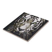 Glas in lood White Tiger Tegeltje (Zijkant)
