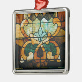 Glas in lood wijn metalen ornament (Links)