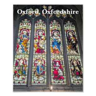 Glas in lood Window Church of St Mary the Virgin Foto Afdruk