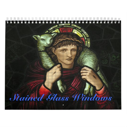 Glas in lood Windows Kalender (Hoes)