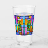 Glas in lood Yellow Daisy (Voorkant)