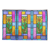 Glas in lood Yellow Daisy Kussensloop (Achterkant)