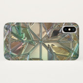 Glas in lood ziet er kleurrijk abstract uit Case-Mate iPhone case (Achterkant (horizontaal))