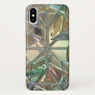 Glas in lood ziet er kleurrijk abstract uit iPhone x hoesje