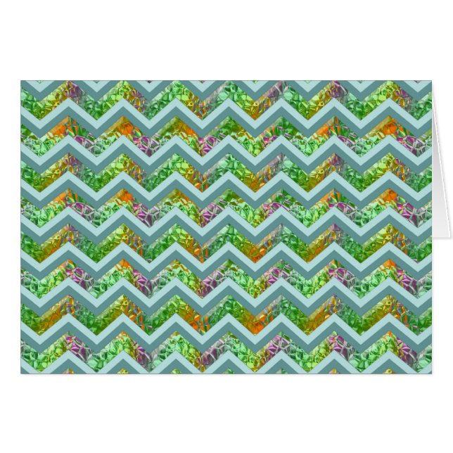 Glas in lood ZigZag (Voorkant Horizontaal)