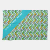 Glas in lood ZigZag Theedoek (Horizontaal)