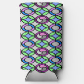 Glas kleurrijk tegelpatroon (Voorkant)