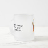 glas matglas koffiemok (Voorkant links)