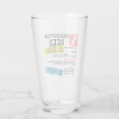 Glas met gepersonaliseerde presentatie (Achterkant)
