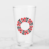 Glas met Oekraïens ontwerp (Voorkant)