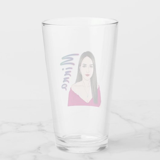 Glas - Minna (Achterkant)