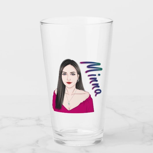 Glas - Minna (Voorkant)