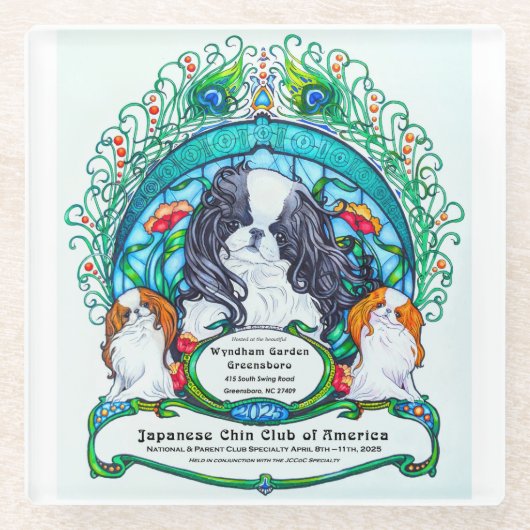 Glas Onderzetter - 2025 JCCA Specialty (Voorkant)