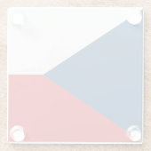 Glas onderzetter met vlag van Tsjechië (Achterkant)